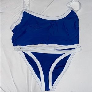 Aerie Longline Blue Bikini set